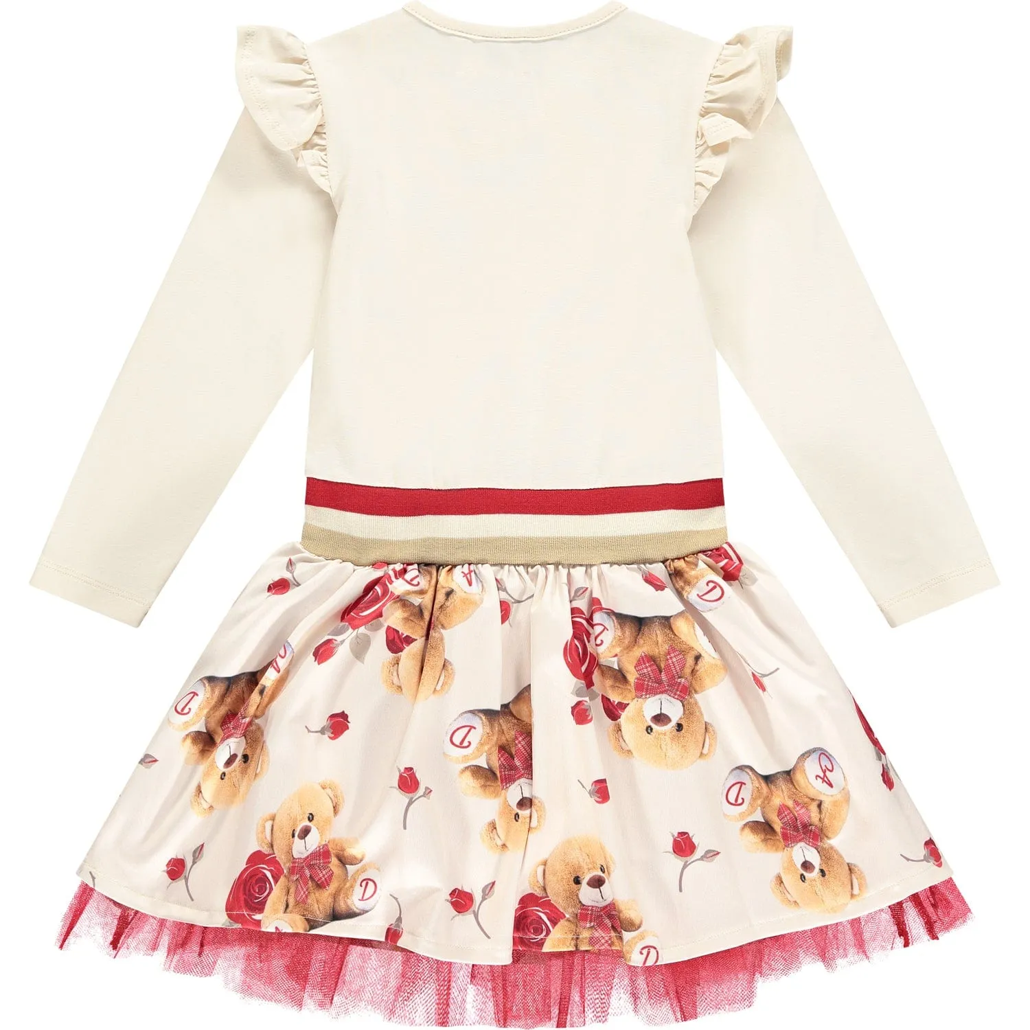 A DEE - Marley Teddy Heart Dress - Cream