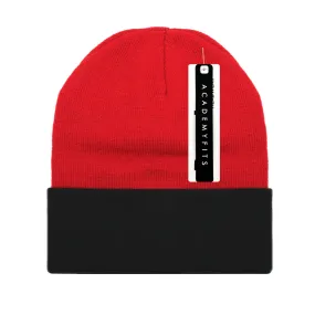 Academy Fits Knit Beanie Cuffed 12 inch 6011T