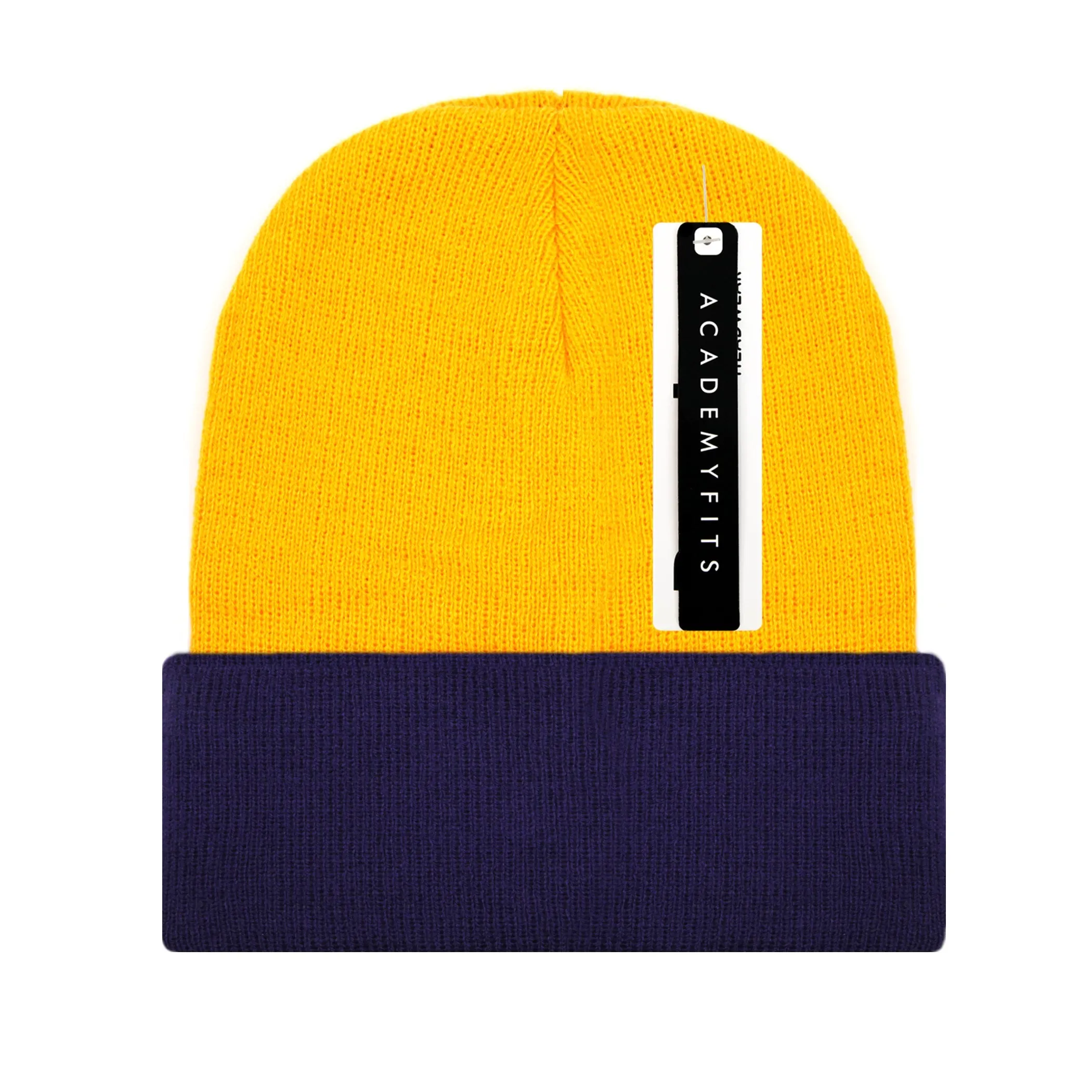 Academy Fits Knit Beanie Cuffed 12 inch 6011T