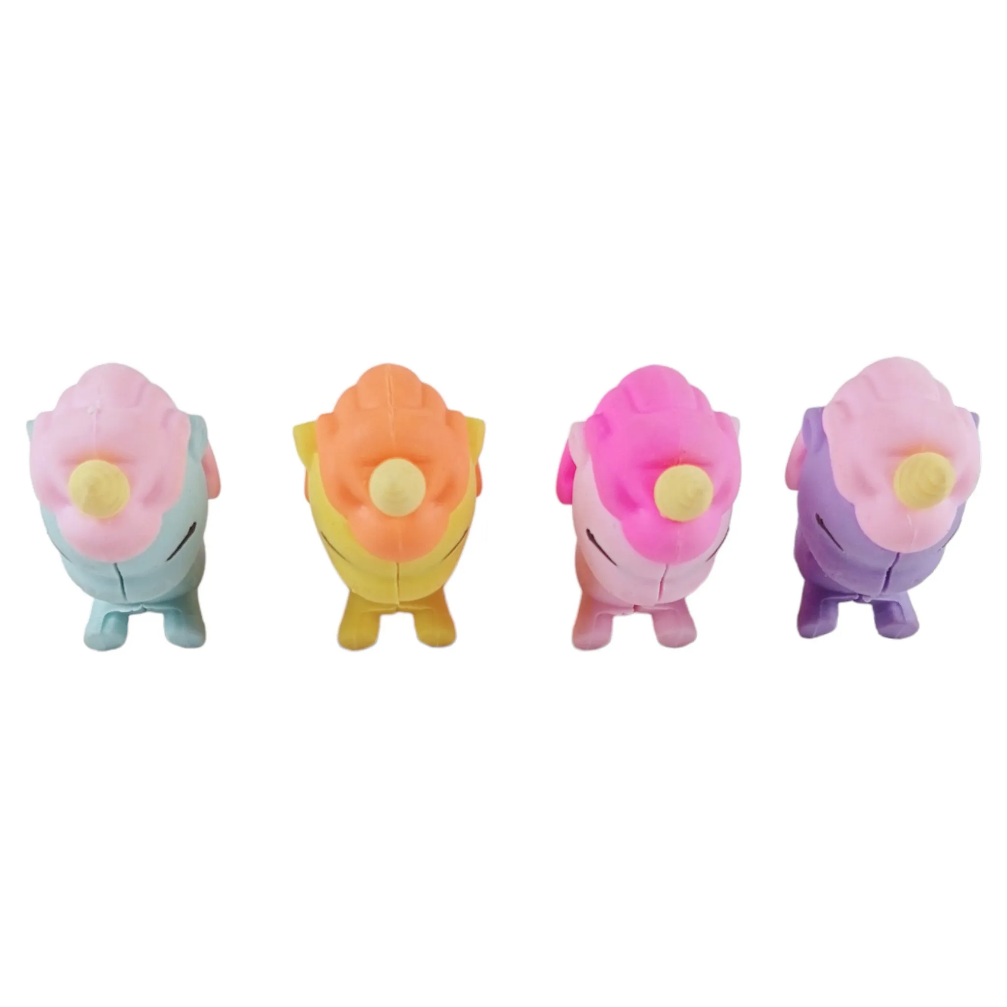 Adorable Bear and Unicorn Erasers Set - Fun and Functional School Supplies