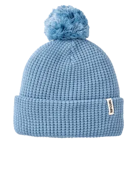 Anoeta Pom Pom Beanie in Dusty Blue