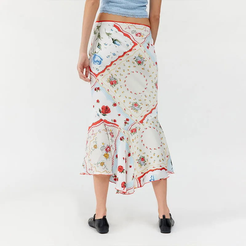 Aster Floral Maxi Skirt