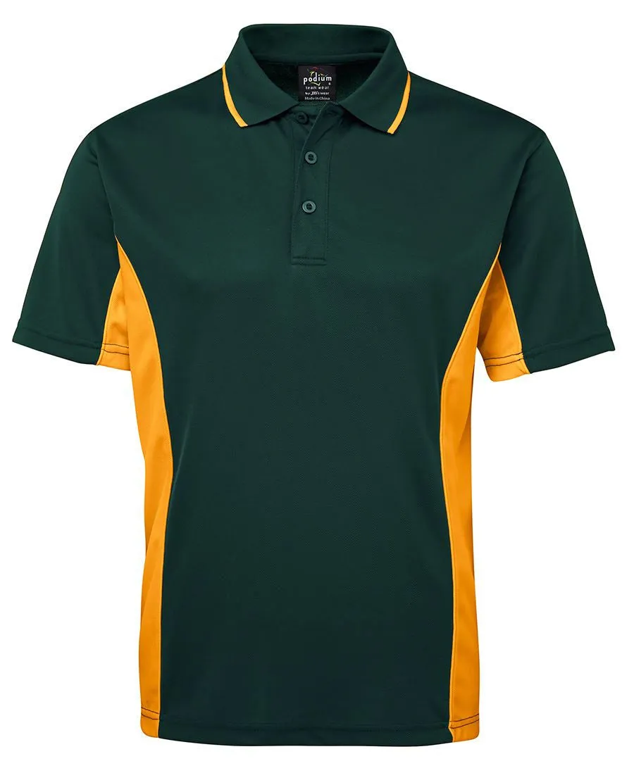 Australia Kangaroo and Emu Polo (Green with Gold Sides)