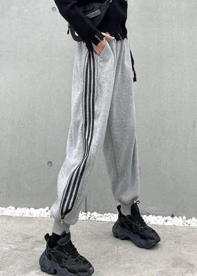 Autumn and winter heavy casual grey sports pants women's loose Harem Pants