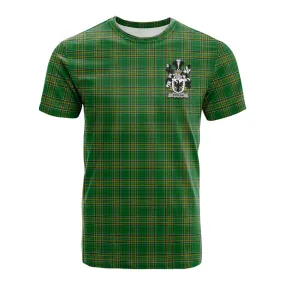 Boylan Irish Clan Tartan Cotton T-shirt with Coat of Arms