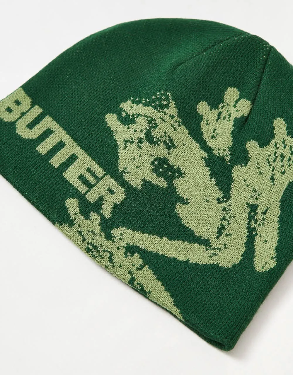 Butter Goods Amphibian Skull Beanie - Forest