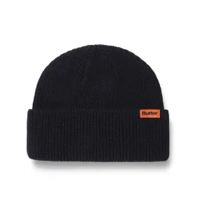 Butter Goods Tall Wharfie Beanie - Black