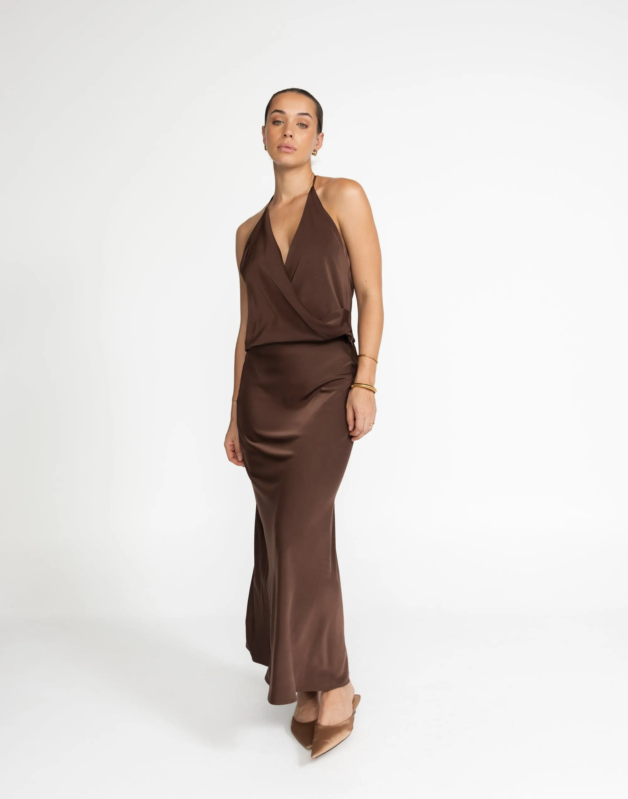 Cabaret Maxi Skirt (Cocoa)