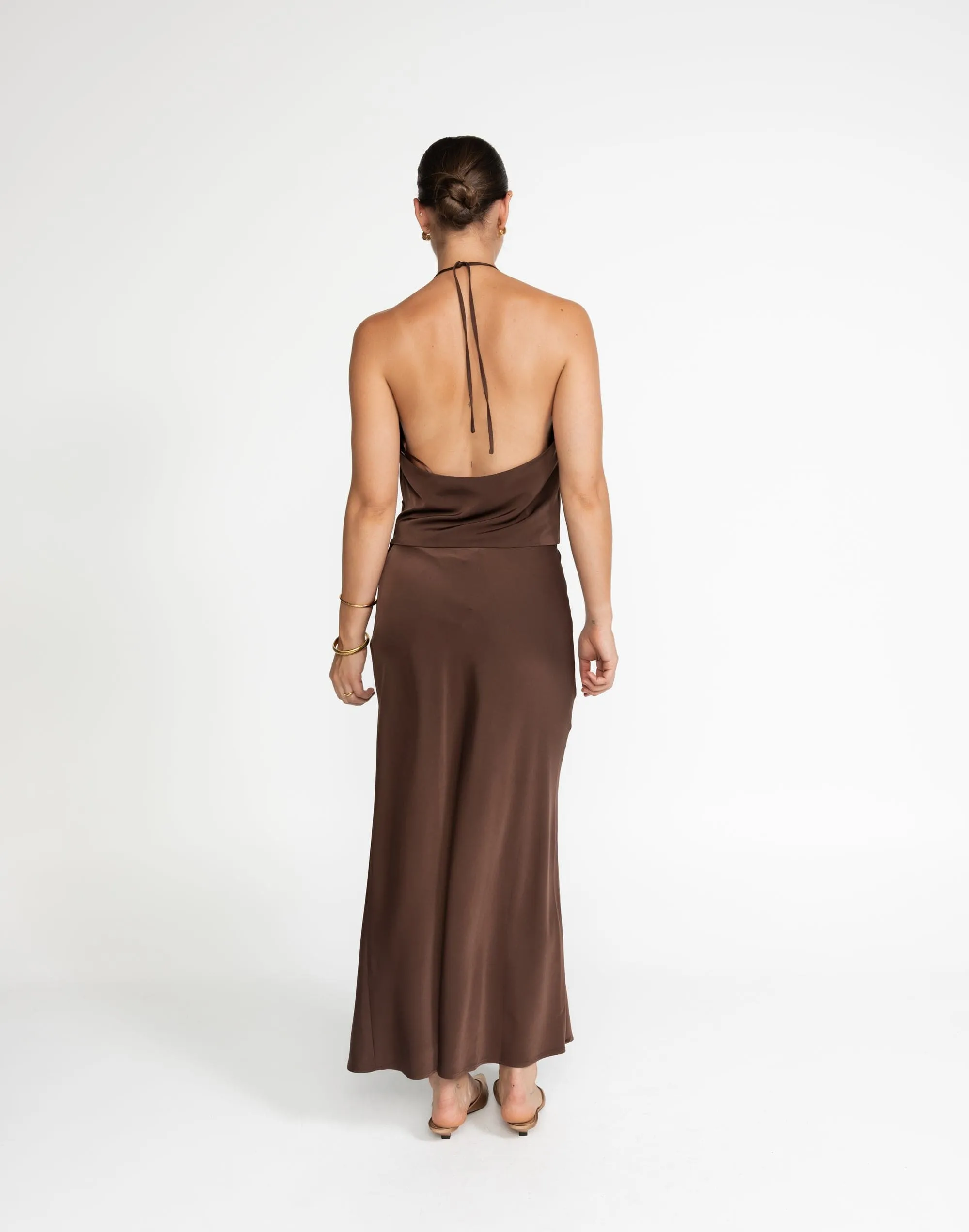 Cabaret Maxi Skirt (Cocoa)