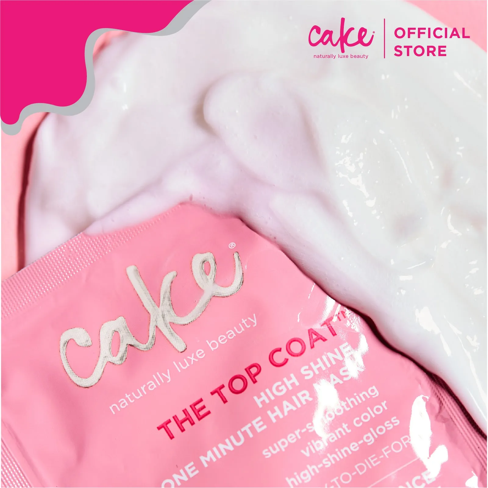 Cake Beauty The Top Coat - One Minute High Shine Hair Mask