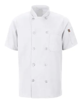 Chef Designs - Mimix™ Short Sleeve Chef Coat with OilBlok - White