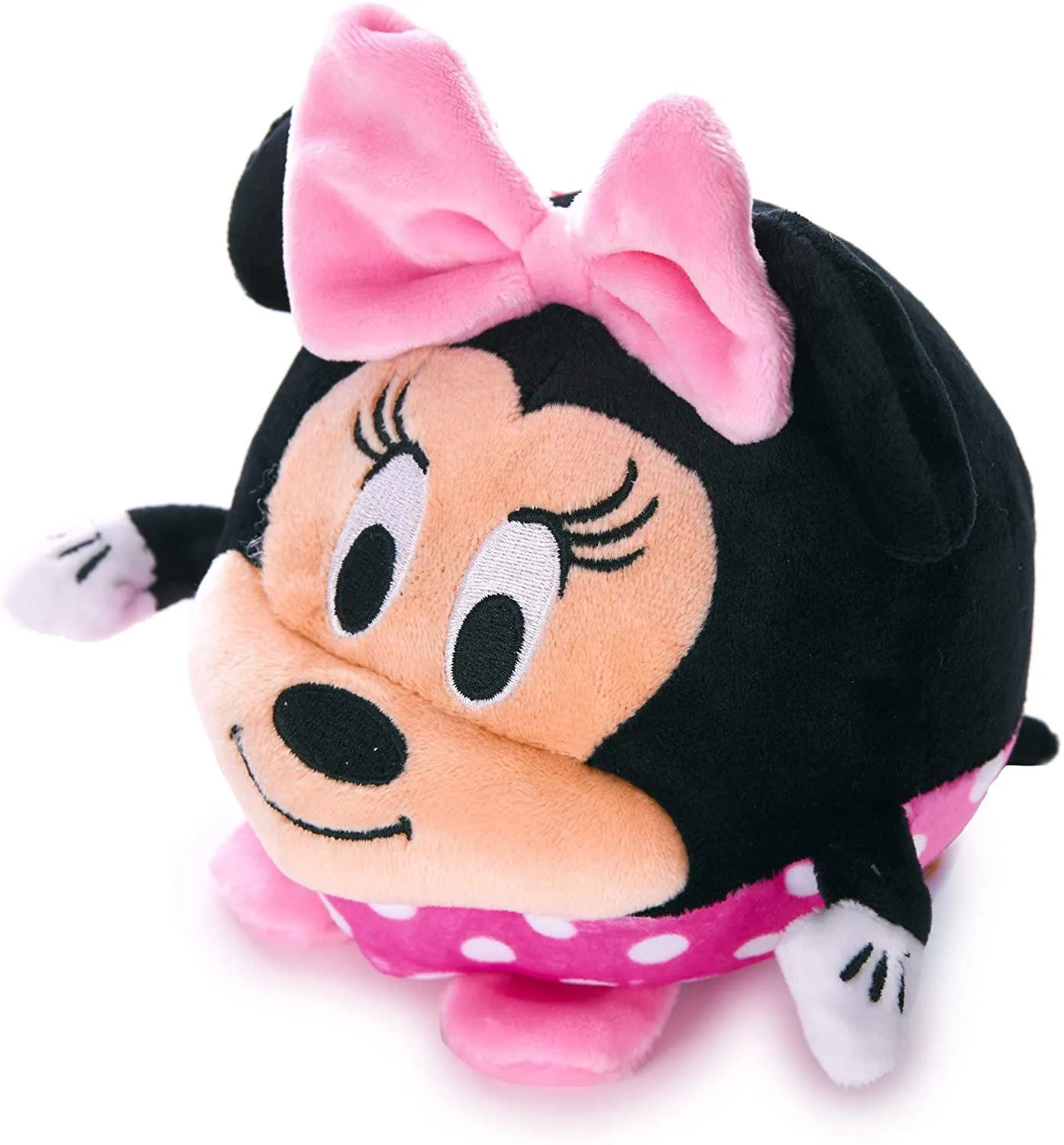 Cuddle Pal Stuffed Animal Plush Toy Mini with Jingle, Disney Baby Minnie Mouse, 4.5 Inches