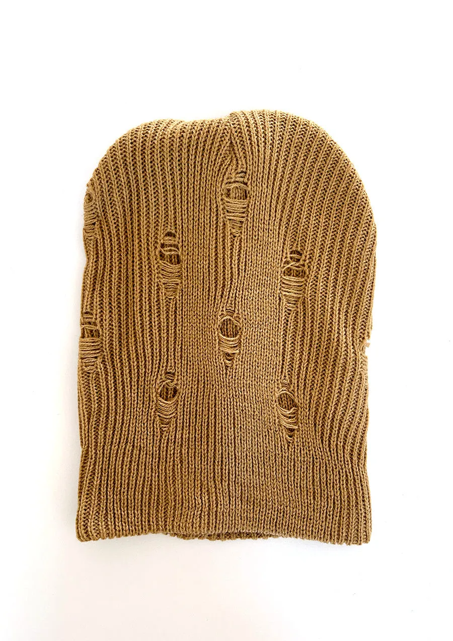 Distressed Fisherman Beanie (Earth or Grey)