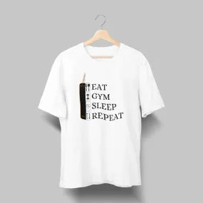 Eat Gym Sleep Repeat Oversize Classic T-Shirt