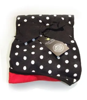 Elodie Details Pearl Velvet Blanket - Rockabilly Dot