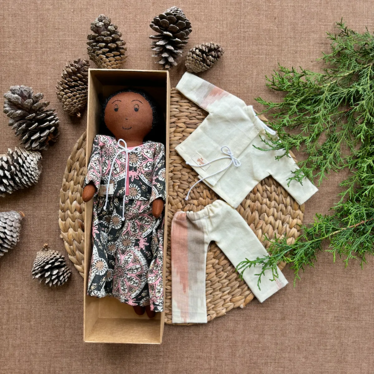 Fabric Dolls, Play Set, POMPA