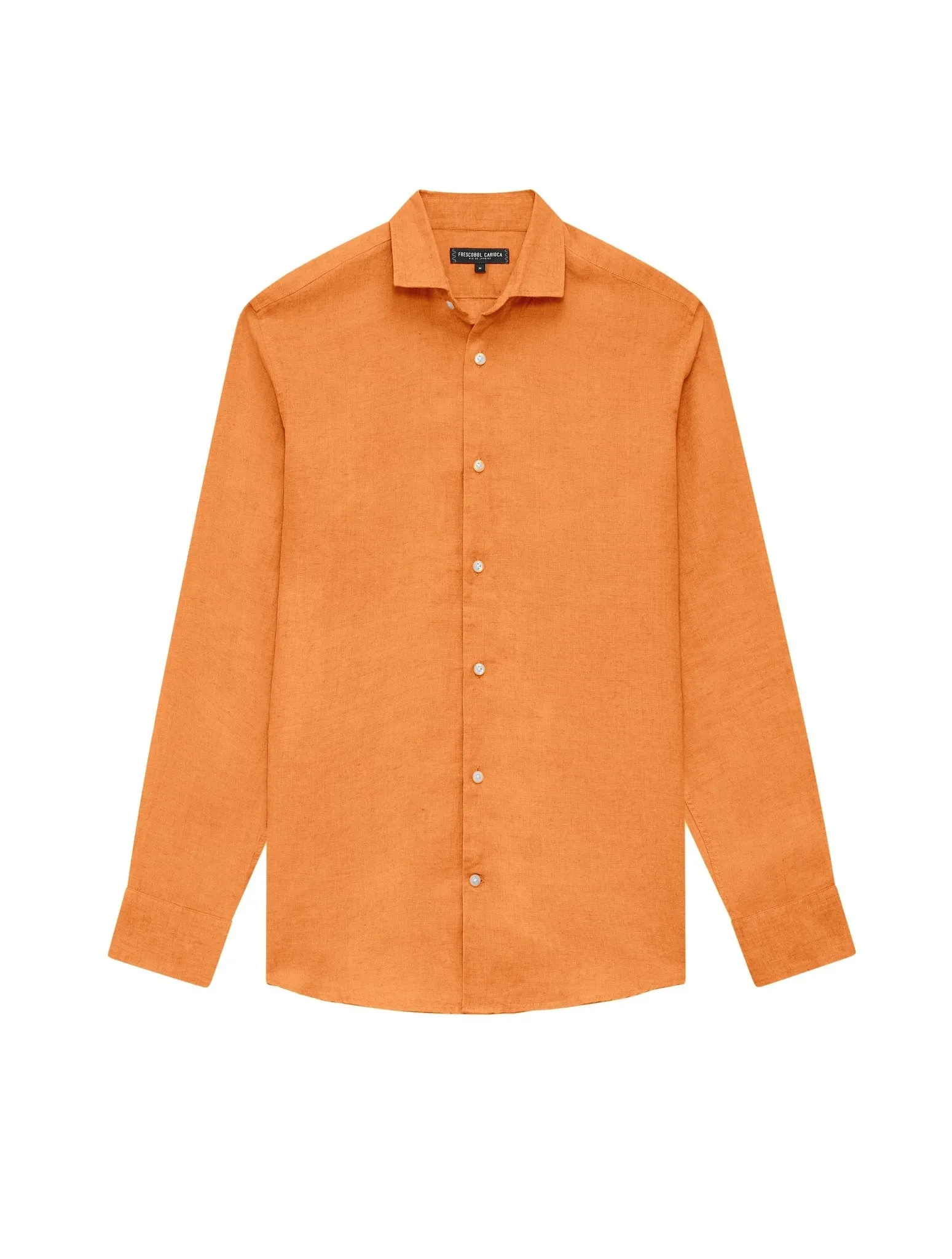 FRESCOBOL CARIOCA Antonio Shirt MANDARIN ORANGE