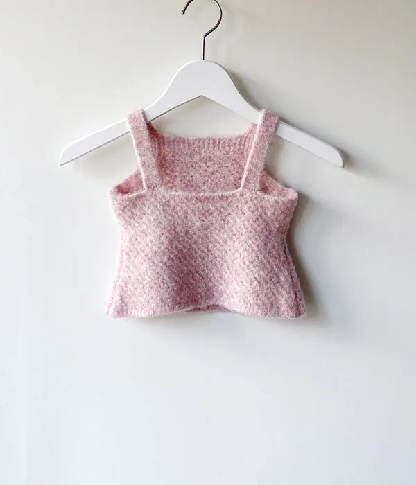 FUMIKA_UCHIDA/STRETCH MESH KNITTED BRA TOP&ARM WORMERS(LIGHT PINK)