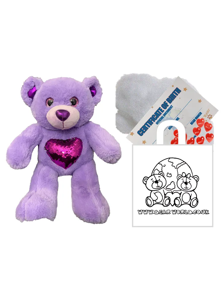 Glitz Purple Bear Kit