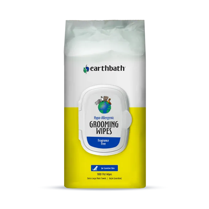 Grooming Wipes Hypo Allergenic for Dogs - Earthbath