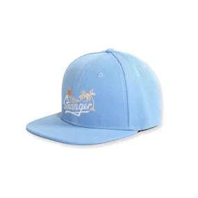 Hello Stranger Winter Snapback Cap - Blue