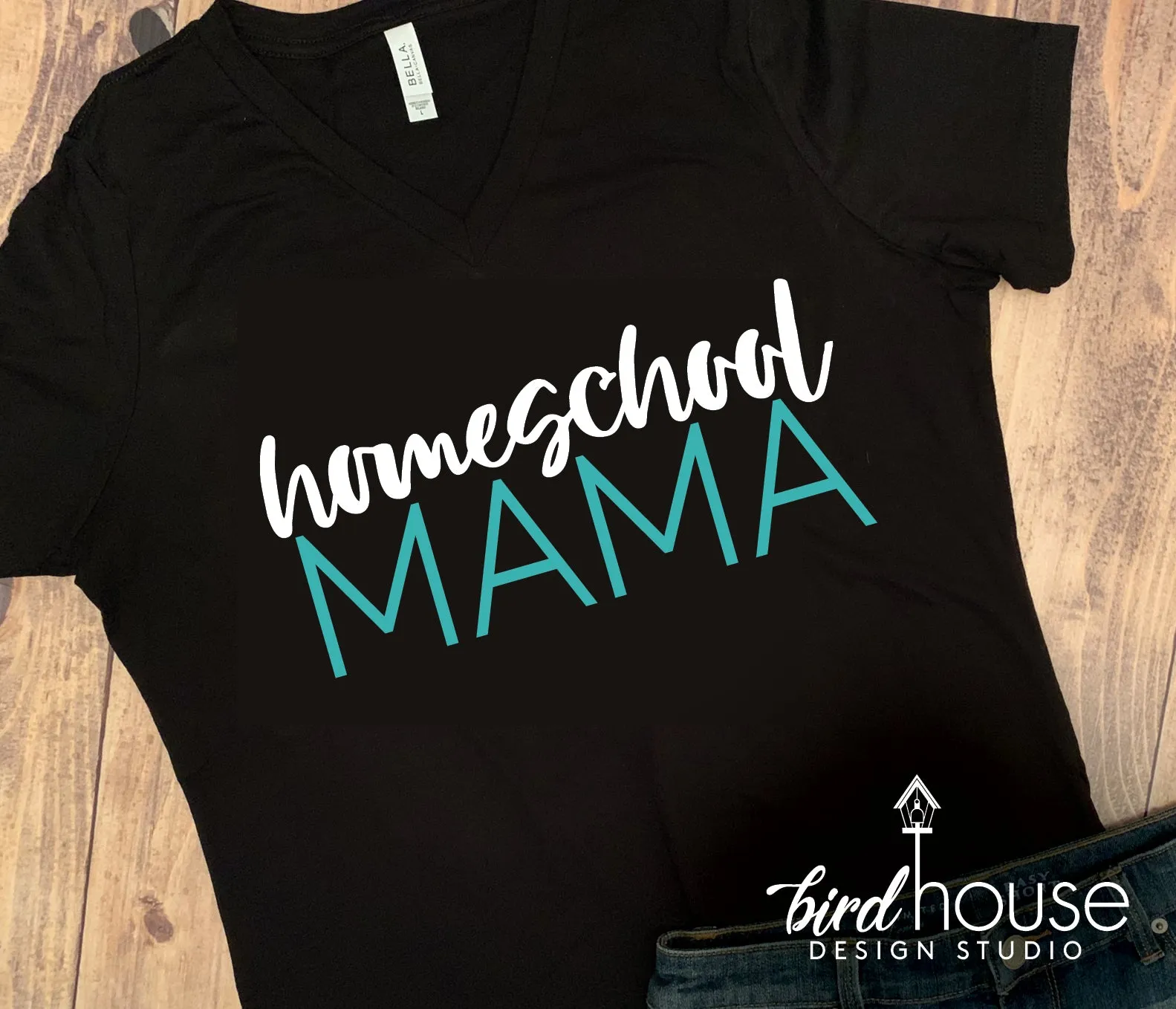 Homeschool Mama, Mom Life, Cute Home Virtual School Shirt, Custom Any Colors or style