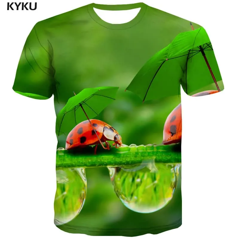 insect shirt Casual shirt 3D plant men Cool art costume beautiful