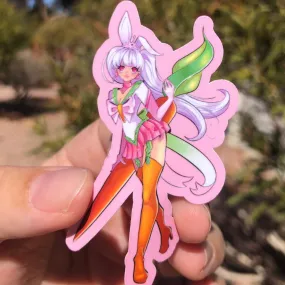 Magical Girl Bunni vinyl sticker