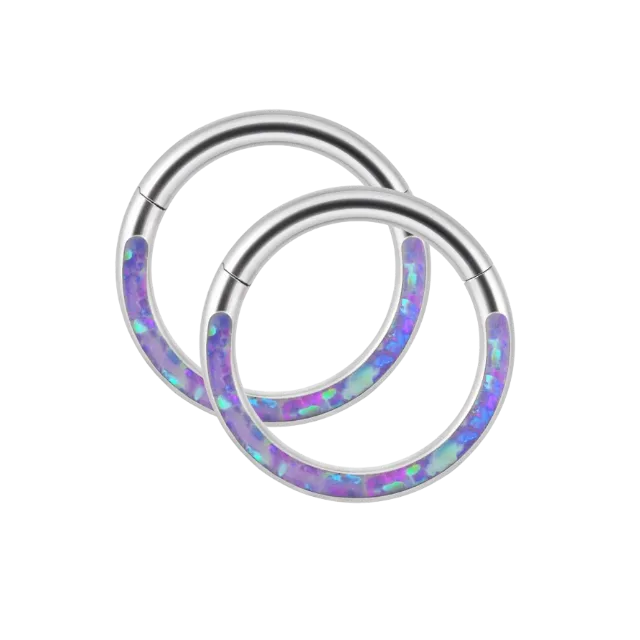 Magical Iridescent Clicker Hoops | 18g