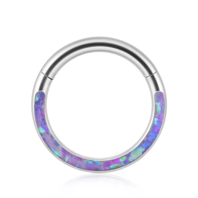 Magical Iridescent Clicker Hoops | 18g