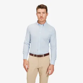 Mizzen Main Leeward Formal Dress Shirt in Solid Light Blue