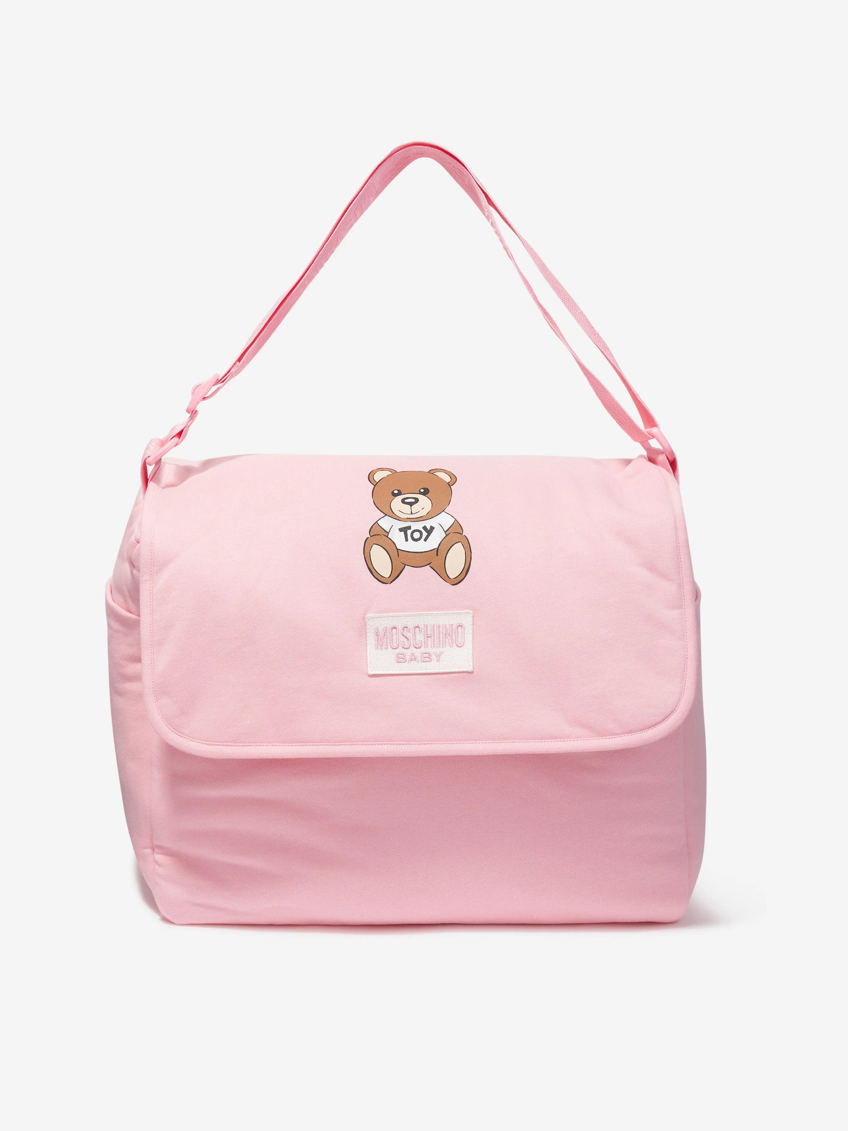 Moschino Baby Girls Teddy Bear Changing Bag in Pink