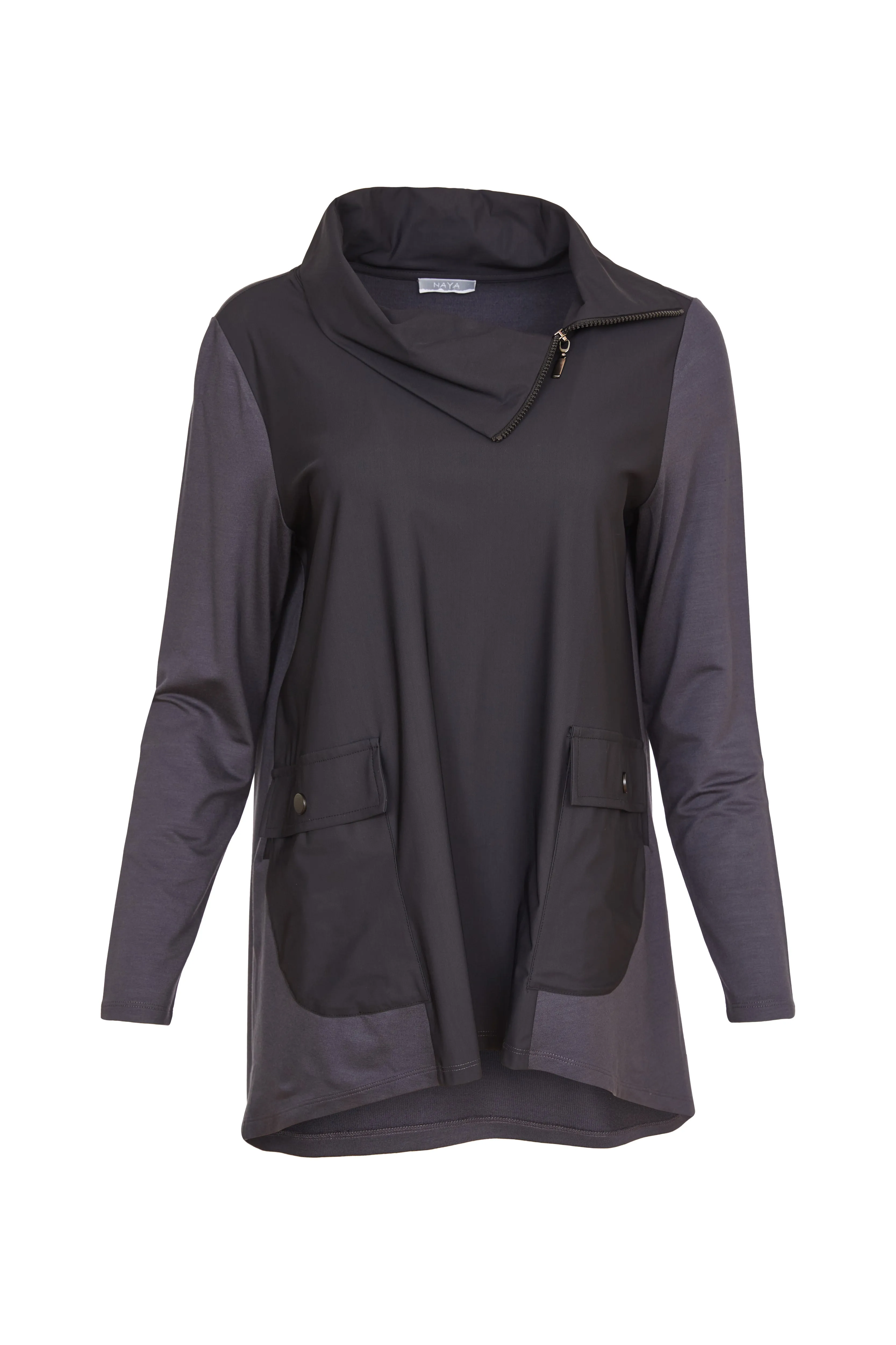 NAYA - ZIP COLLAR TUNIC