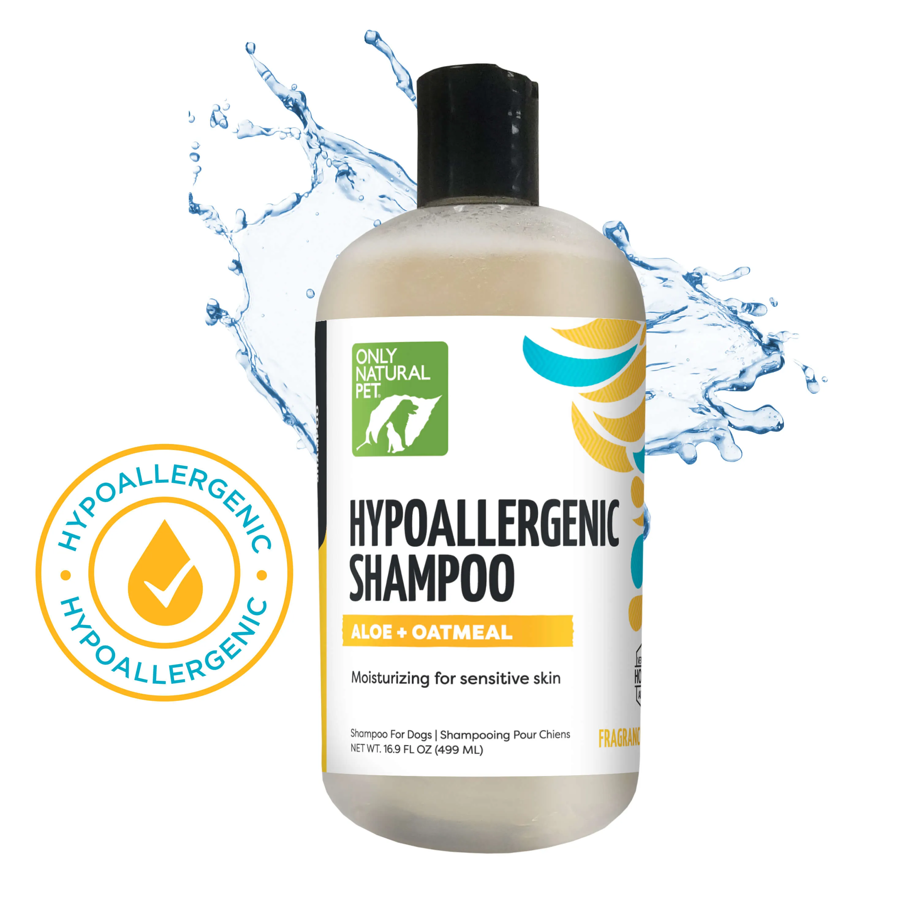 Only Natural Pet Hypoallergenic Shampoo Aloe   Oatmeal for Dogs