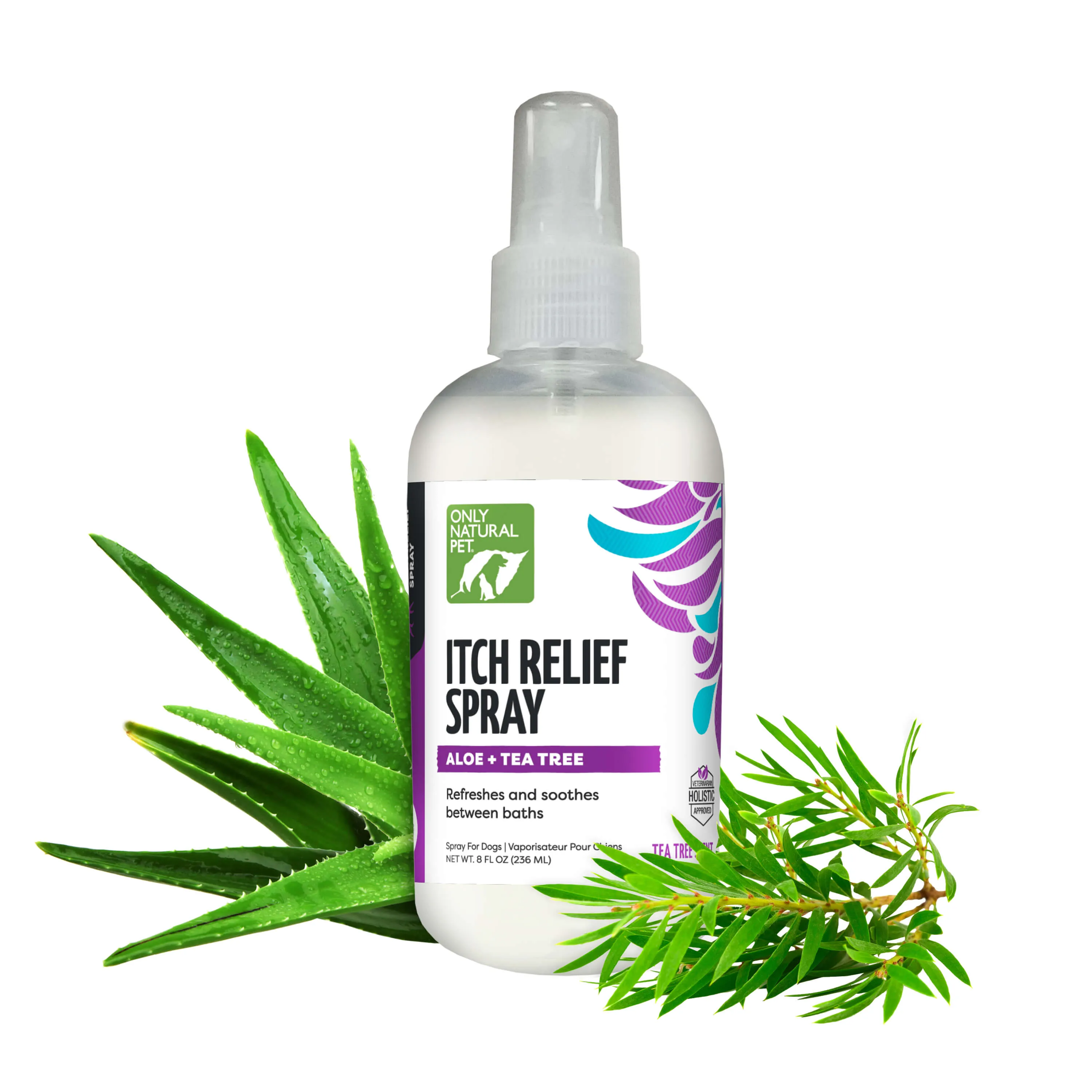 Only Natural Pet Itch Relief Spray with Aloe   Tea Tree for Dogs