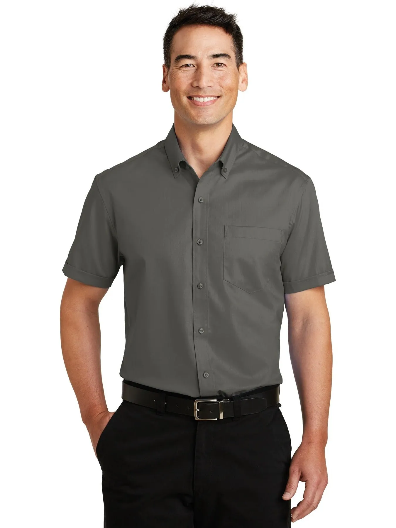 OUTLET-Port Authority Short Sleeve Superpro Twill Shirt