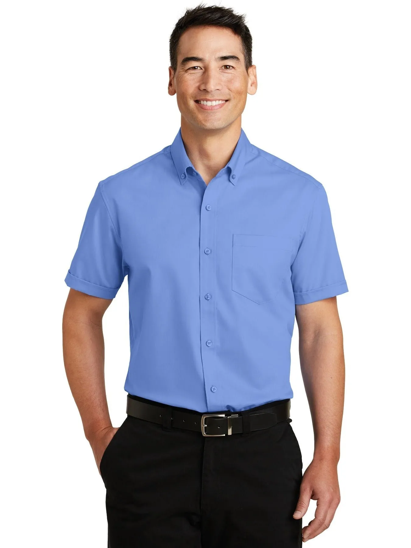 OUTLET-Port Authority Short Sleeve Superpro Twill Shirt