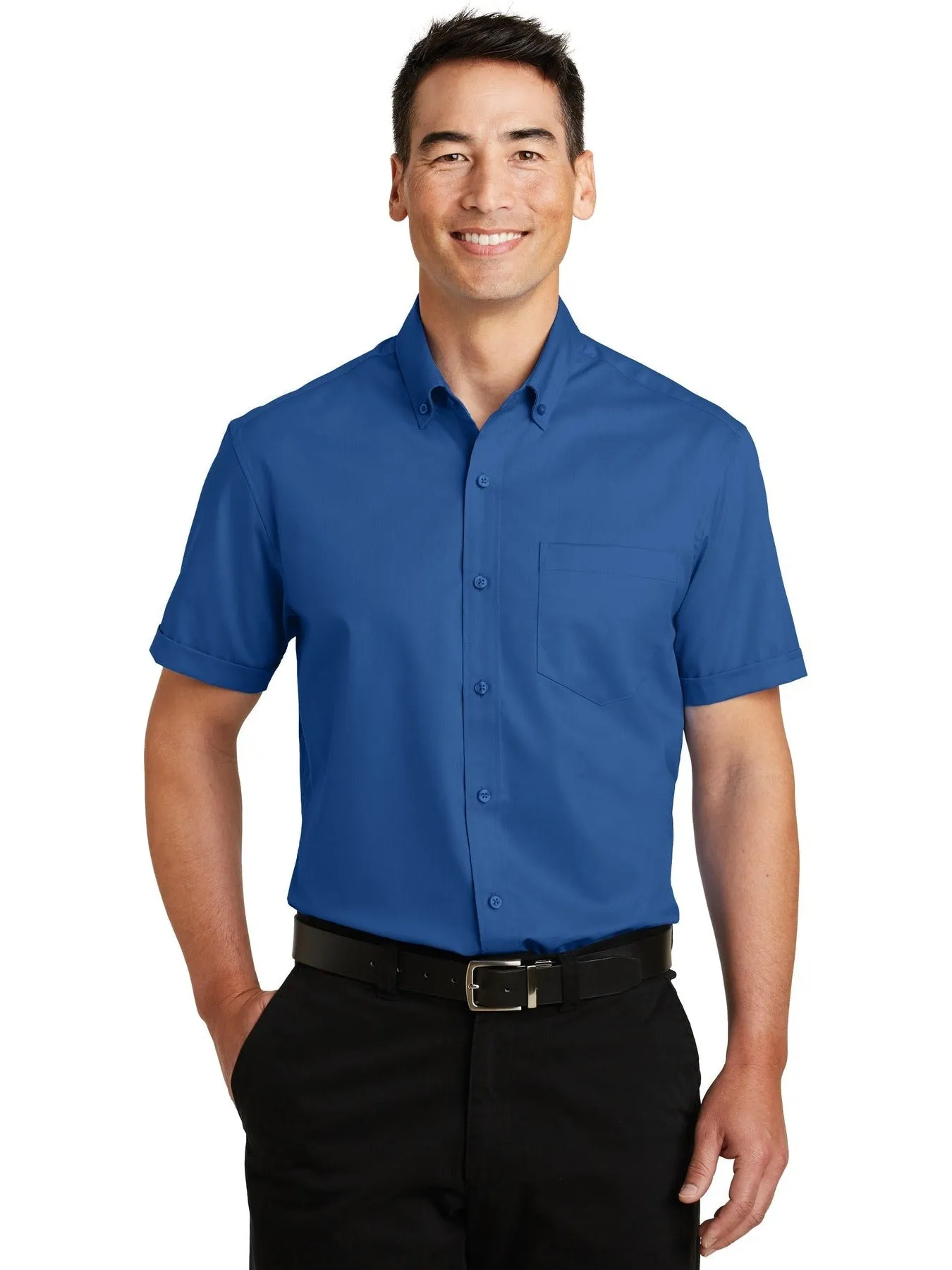 OUTLET-Port Authority Short Sleeve Superpro Twill Shirt