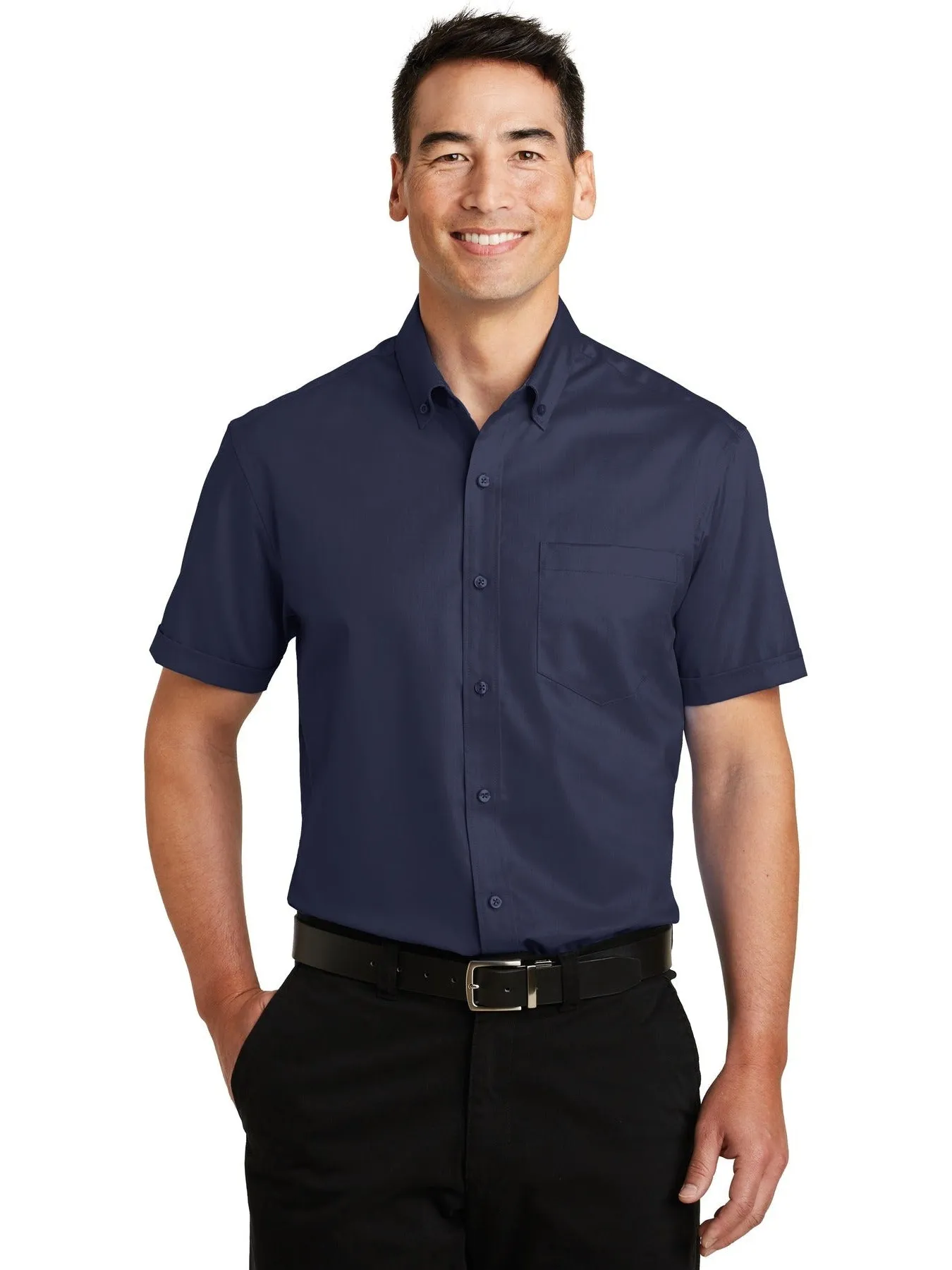 OUTLET-Port Authority Short Sleeve Superpro Twill Shirt