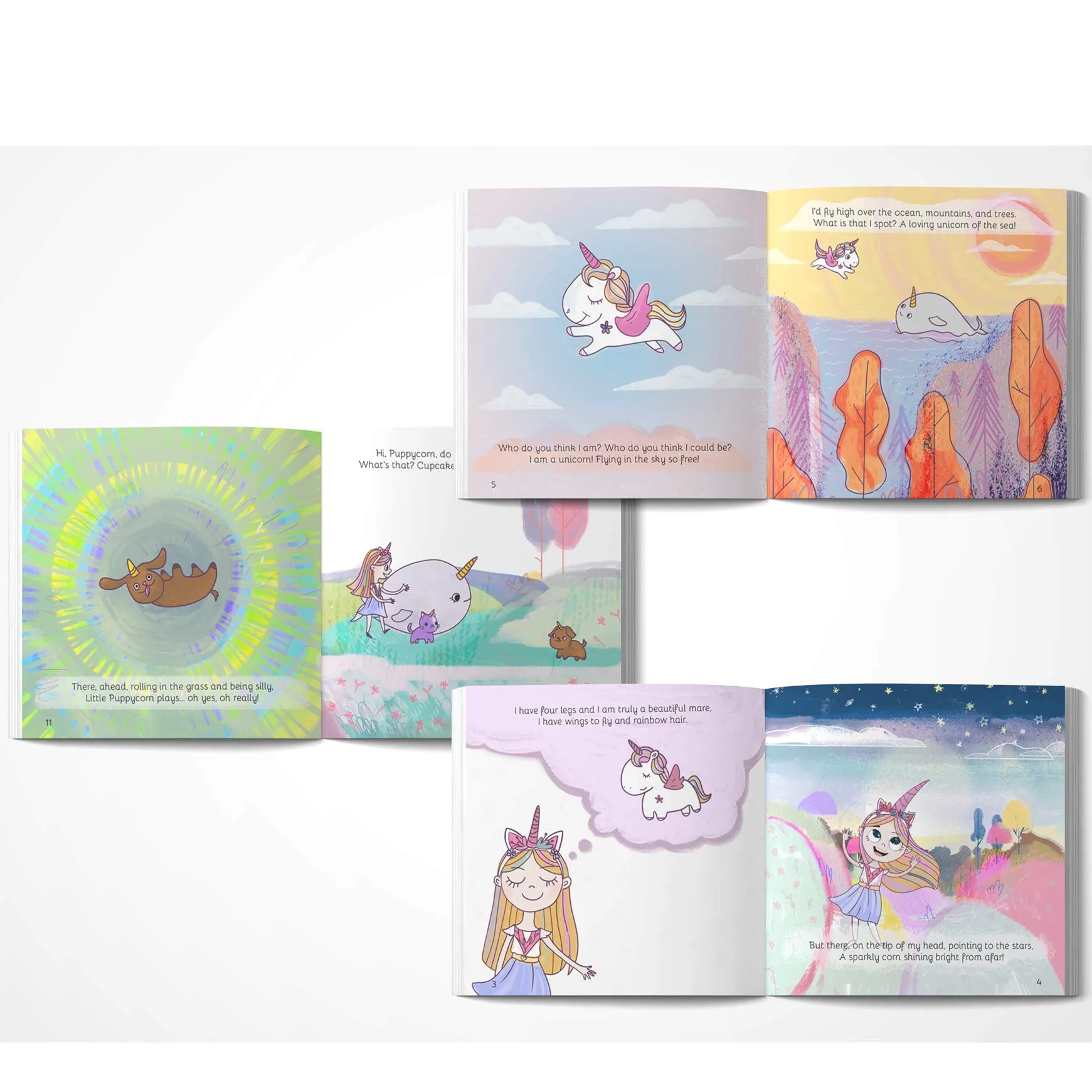 Pixie Crush Unicorn Gift Set  Includes Book, Stuffed Plush Toy, and Headband for Girls