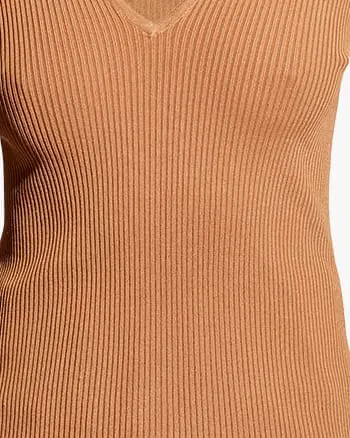 POESIA KNIT TOP | Clay