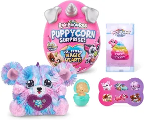 Rainbocorns Sparkle Heart Surprise Series 4 Puppycorn by ZURU, Surprise Egg - Random Color pick