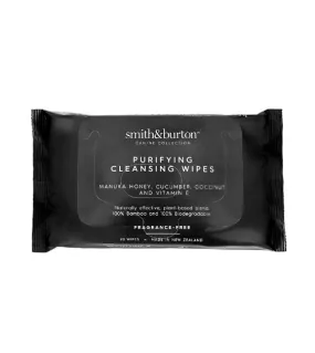 smith&burton Purifying Cleansing Wipes (Manuka Honey, Cucumber, Coconut and Vitamin E)