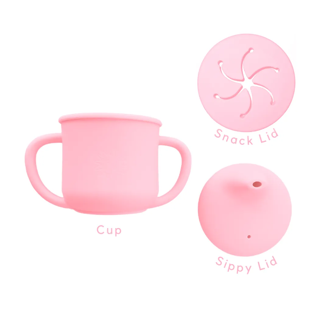 Sundae Bébé - Teddy Bear Picnic Silicone Dinner Set (Fairy Floss)