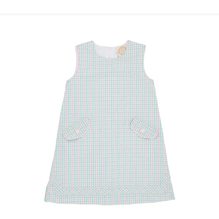 Taylor Tunic Dress- Sir Proper's Preppy Plaid/Palm Beach Pink