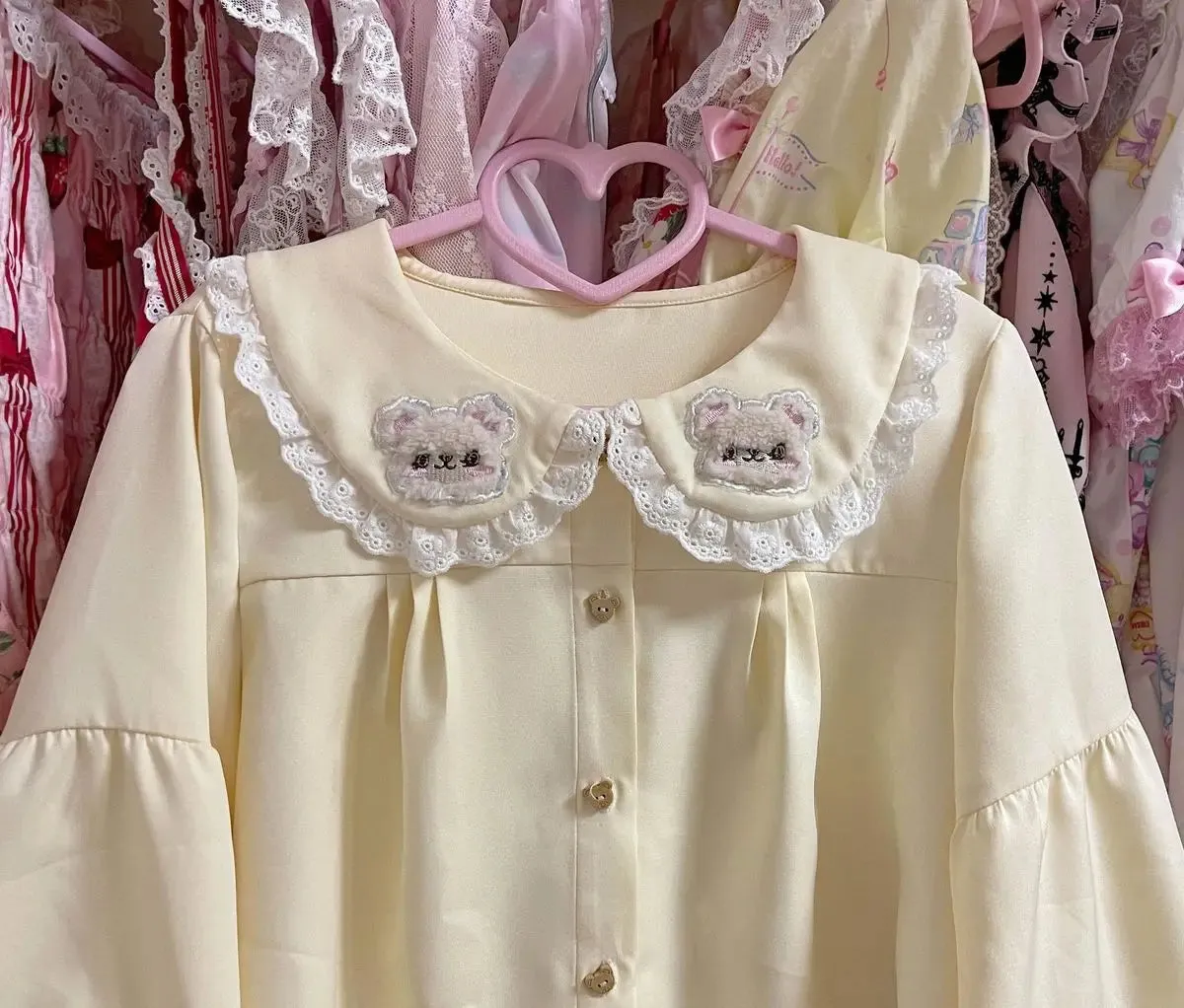 Teddy Collared Blouse