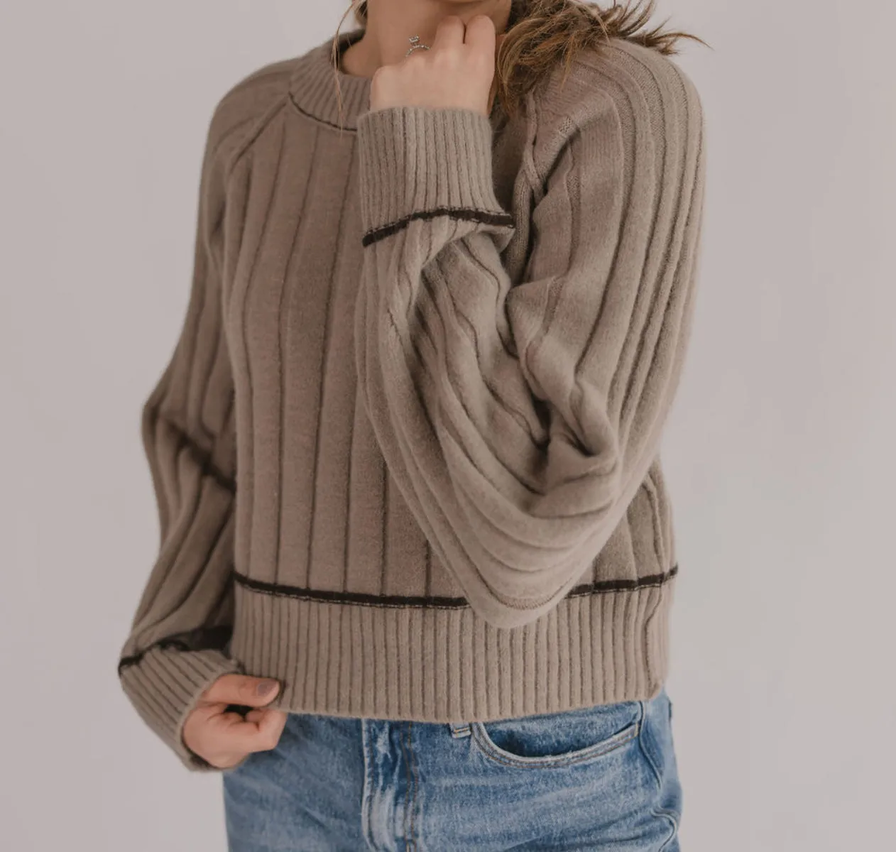 The Mae Ribbed Knit Sweater