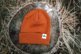 Three Trees Foldover Beanie - Rust