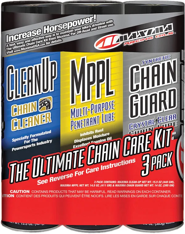 ULTIMATE CHAIN GUARD CARE KIT 3/PK