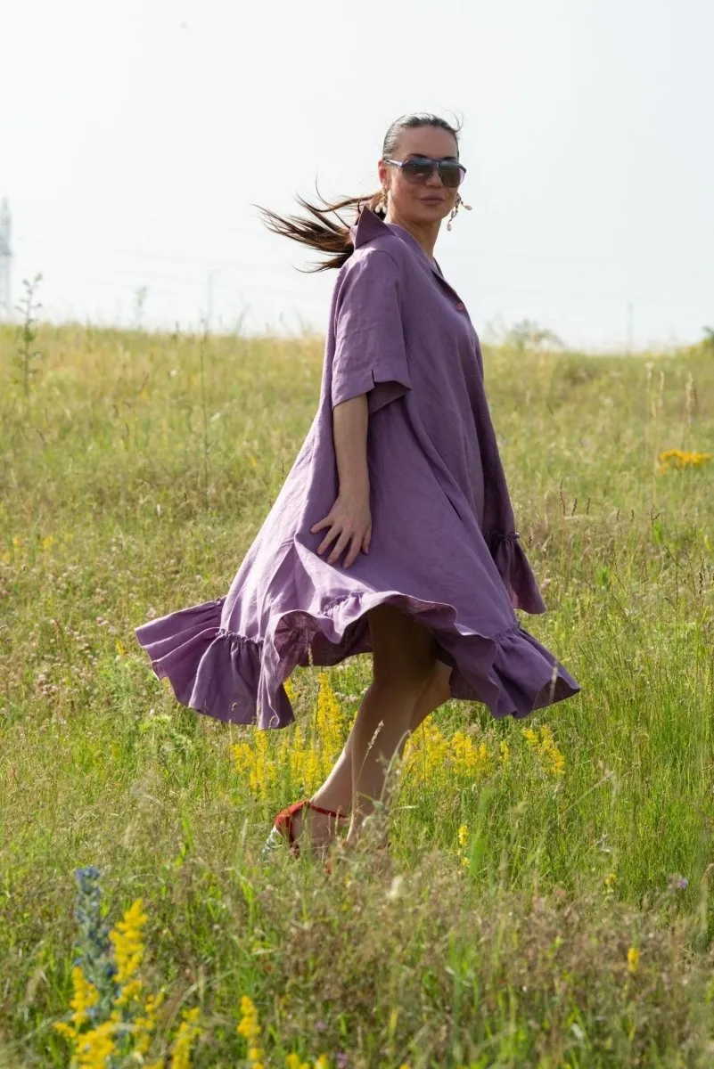 VALERIA Linen Dress